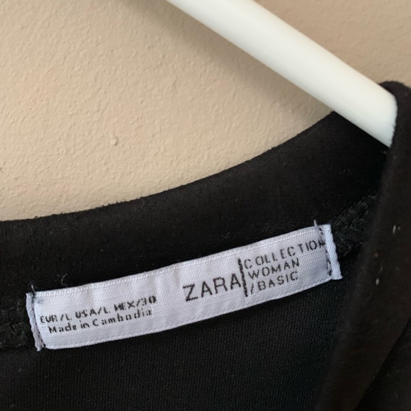 Zara  Faux suede top - Picture 2 of 4